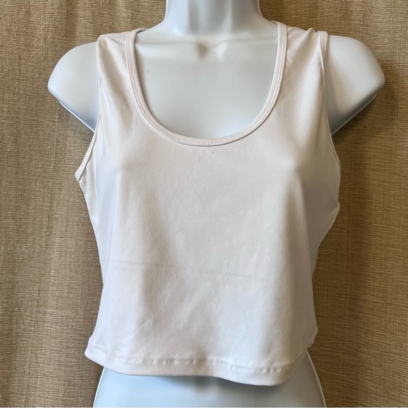 Zyia active white crop top M nice piece - Picture 1 of 4